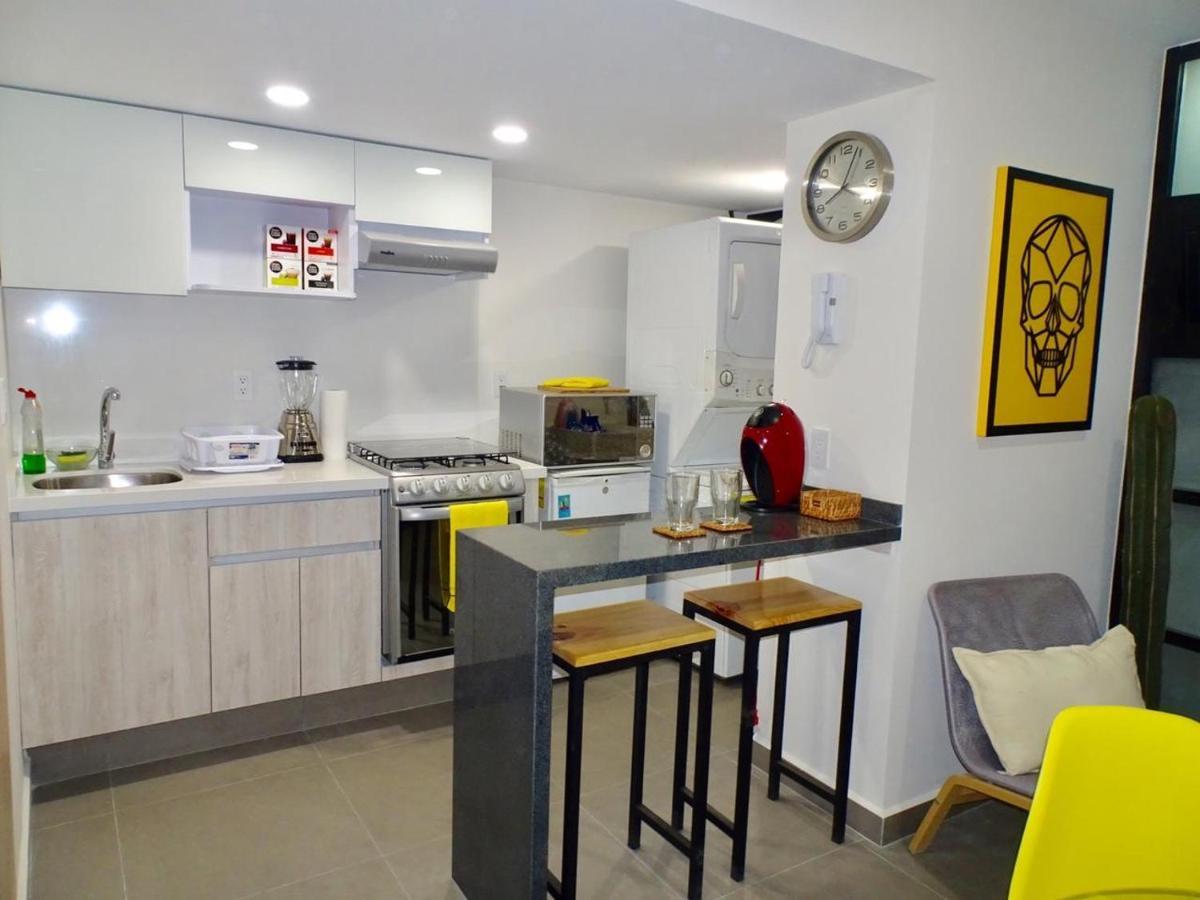 Downtown Depto Con Terraza Privada Apartment Mexico City Ngoại thất bức ảnh