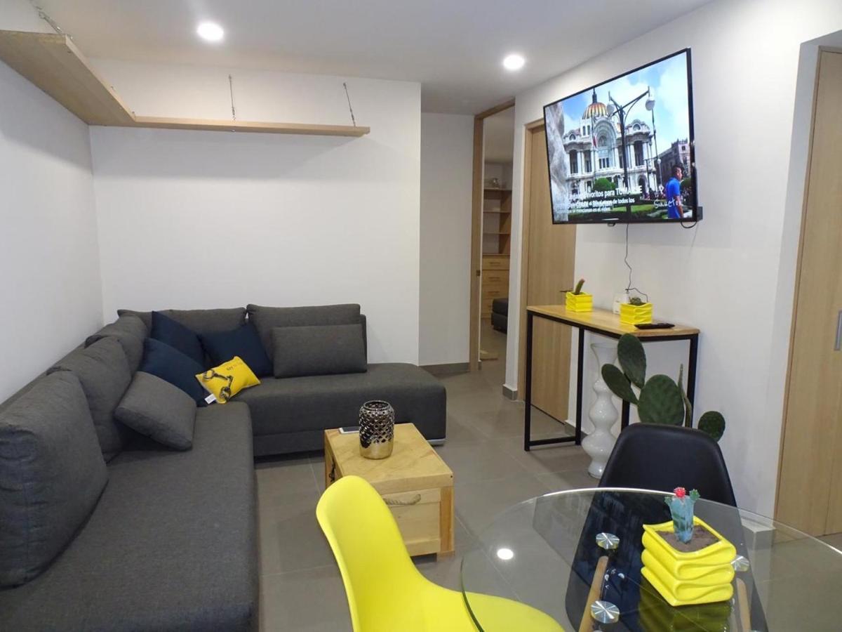 Downtown Depto Con Terraza Privada Apartment Mexico City Ngoại thất bức ảnh