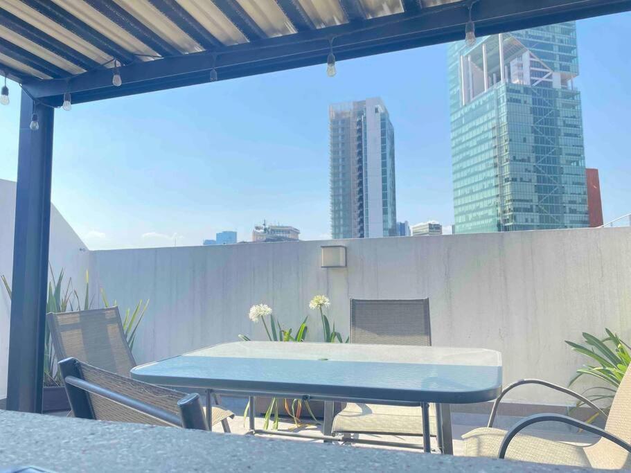 Downtown Depto Con Terraza Privada Apartment Mexico City Ngoại thất bức ảnh