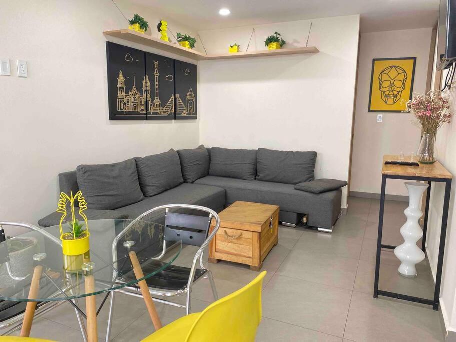 Downtown Depto Con Terraza Privada Apartment Mexico City Ngoại thất bức ảnh