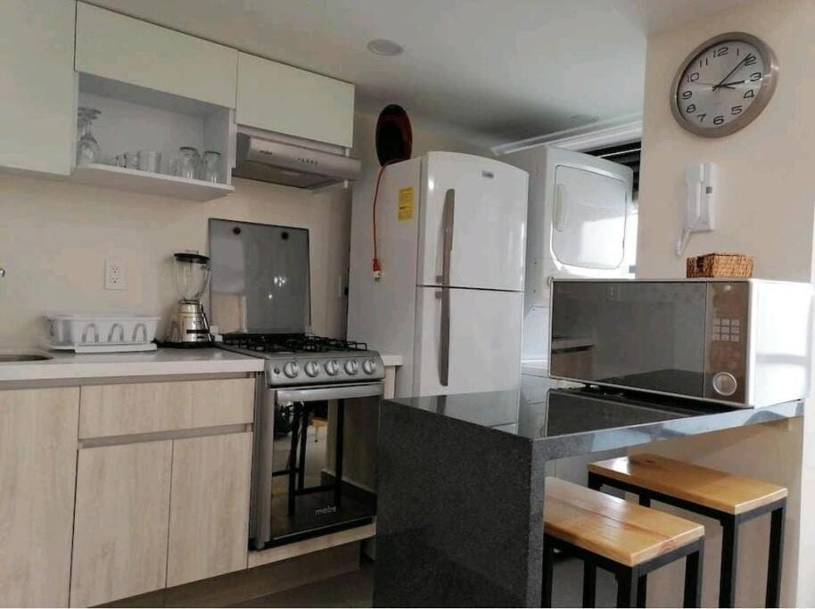 Downtown Depto Con Terraza Privada Apartment Mexico City Ngoại thất bức ảnh