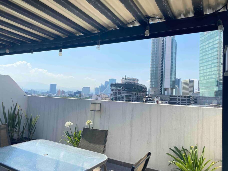 Downtown Depto Con Terraza Privada Apartment Mexico City Ngoại thất bức ảnh