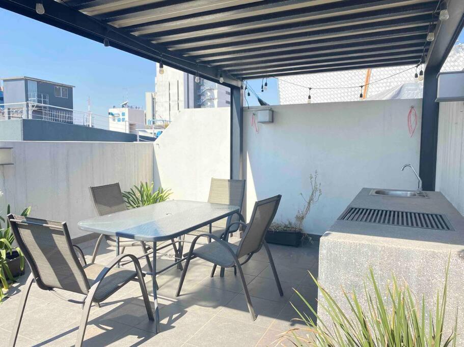 Downtown Depto Con Terraza Privada Apartment Mexico City Ngoại thất bức ảnh