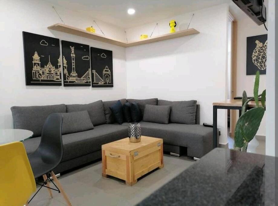 Downtown Depto Con Terraza Privada Apartment Mexico City Ngoại thất bức ảnh
