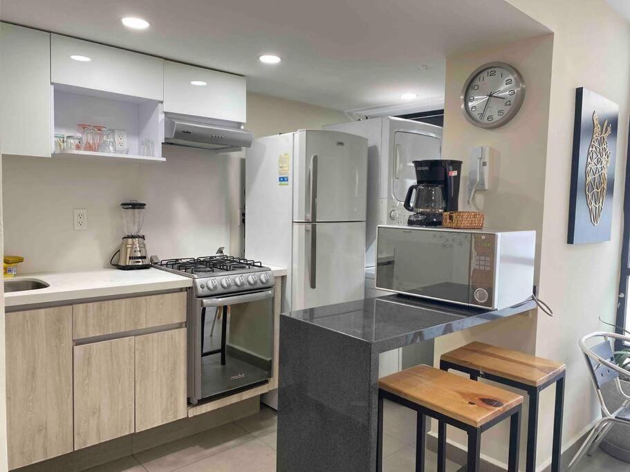Downtown Depto Con Terraza Privada Apartment Mexico City Ngoại thất bức ảnh